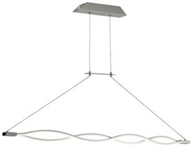 M5815  Sahara XL 42W LED Dimmable Pendant Light Silver